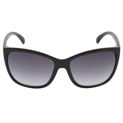 Calvin Klein Dark Grey Gradient Lens Black Sunglasses One Size